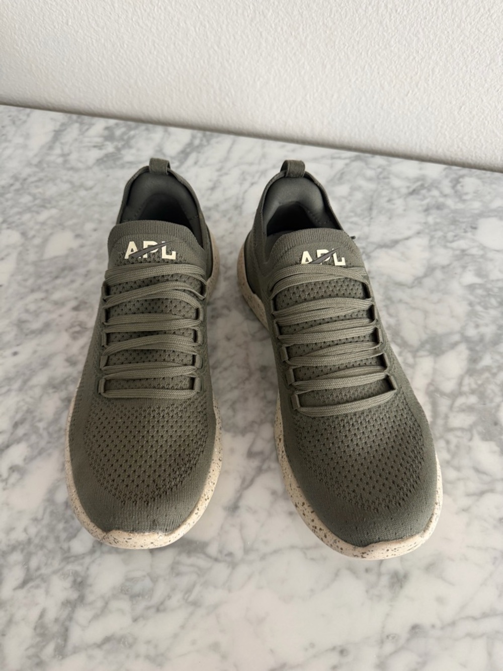 APL Women’s TechLoom Breeze Olive Knit Athletic Sneakers